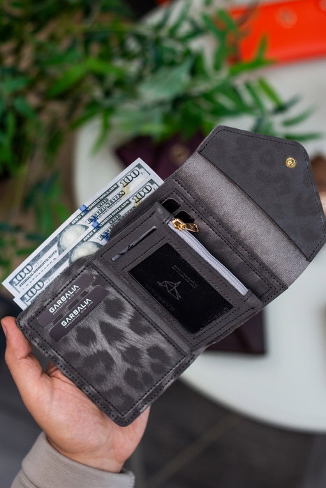 Zoozie Bags Columbia Antracita y Leopardo